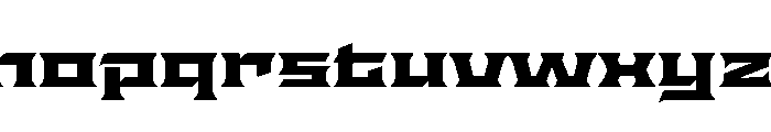 Staten XXExpandedBold Instance Font LOWERCASE
