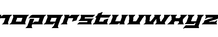 Staten XXExpandedBoldOblique Instance Font LOWERCASE