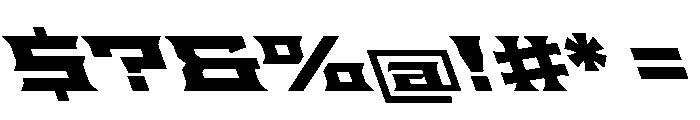 Staten XXExpandedBoldReverse Instance Font OTHER CHARS