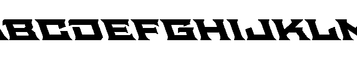 Staten XXExpandedBoldReverse Instance Font UPPERCASE