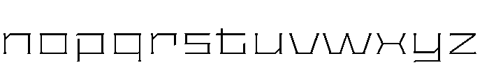 Staten XXExpandedExtraLight Instance Font LOWERCASE