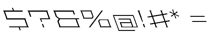 Staten XXExpandedExtraLightReverse Instance Font OTHER CHARS