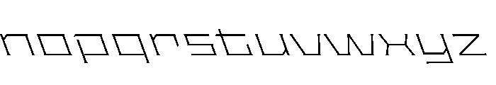 Staten XXExpandedExtraLightReverse Instance Font LOWERCASE