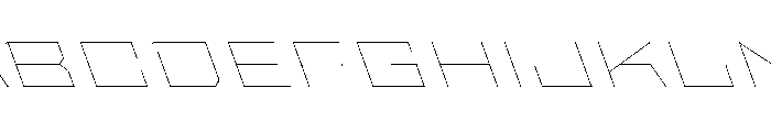 Staten XXExpandedHairlineReverse Instance Font UPPERCASE