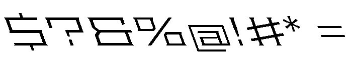 Staten XXExpandedLightReverse Instance Font OTHER CHARS