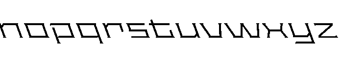 Staten XXExpandedLightReverse Instance Font LOWERCASE