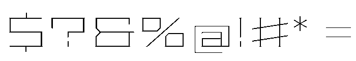 Staten XXExpandedThin Instance Font OTHER CHARS