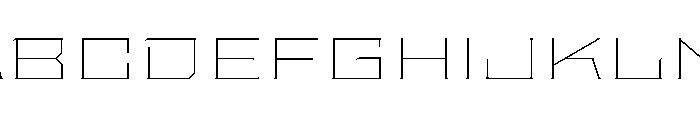 Staten XXExpandedThin Instance Font UPPERCASE