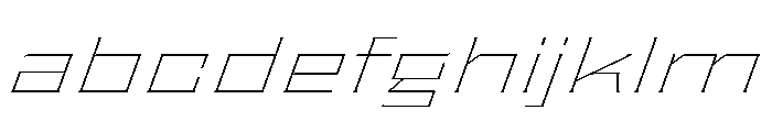 Staten XXExpandedThinOblique Instance FONT