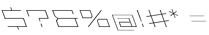 Staten XXExpandedThinReverse Instance Font OTHER CHARS