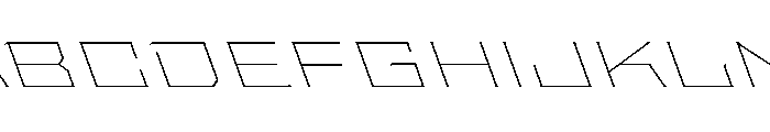 Staten XXExpandedThinReverse Instance Font UPPERCASE