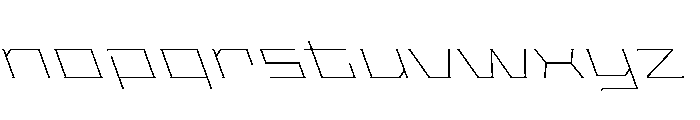 Staten XXExpandedThinReverse Instance Font LOWERCASE