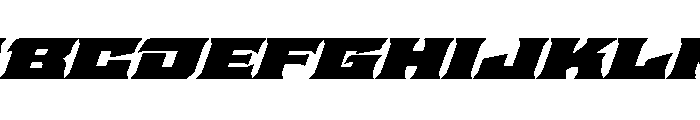 Staten XXExpandedUltraOblique Instance Font UPPERCASE