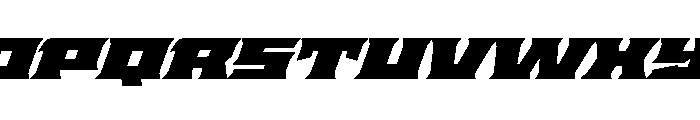 Staten XXExpandedUltraOblique Instance Font UPPERCASE