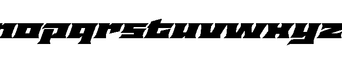 Staten XXExpandedUltraOblique Instance Font LOWERCASE