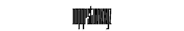 Staten XXXCompressedBlack Instance Font LOWERCASE