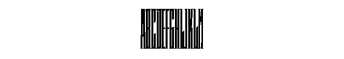 Staten XXXCompressedBold Instance Font UPPERCASE