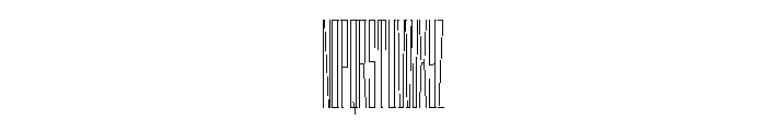 Staten XXXCompressedHairline Instance Font UPPERCASE