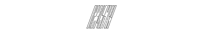 Staten XXXCompressedHairlineOblique Instance Font OTHER CHARS