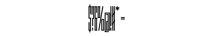 Staten XXXCompressedSemibold Instance Font OTHER CHARS