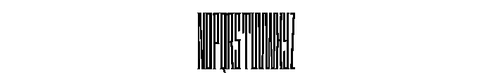 Staten XXXCompressedSemibold Instance Font UPPERCASE