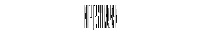 Staten XXXCompressedThin Instance Font UPPERCASE