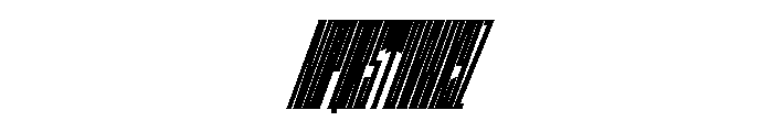 Staten XXXCompressedUltraOblique Instance Font UPPERCASE