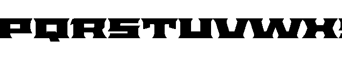 Staten XXXExpandedBlack Instance Font UPPERCASE