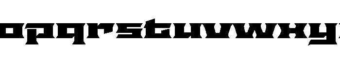 Staten XXXExpandedBlack Instance Font LOWERCASE