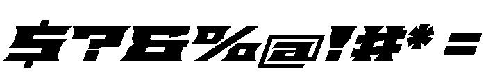 Staten XXXExpandedBlackOblique Instance Font OTHER CHARS