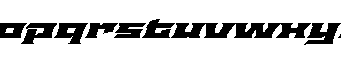 Staten XXXExpandedBlackOblique Instance Font LOWERCASE