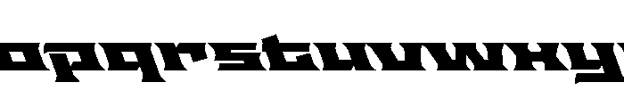 Staten XXXExpandedBlackReverse Instance Font LOWERCASE