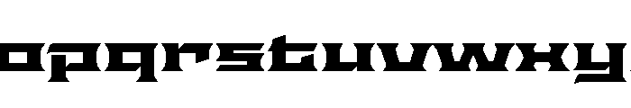 Staten XXXExpandedBold Instance Font LOWERCASE