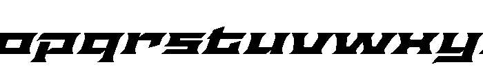 Staten XXXExpandedBoldOblique Instance Font LOWERCASE