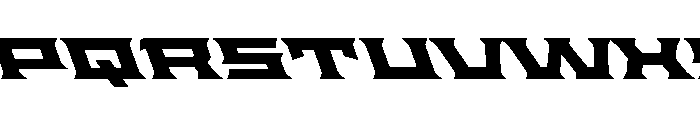 Staten XXXExpandedBoldReverse Instance Font UPPERCASE
