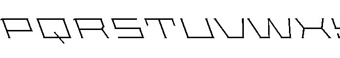 Staten XXXExpandedExtraLightReverse Instance Font UPPERCASE
