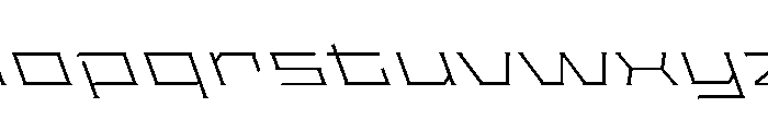 Staten XXXExpandedExtraLightReverse Instance Font LOWERCASE