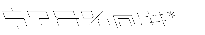 Staten XXXExpandedHairlineReverse Instance Font OTHER CHARS