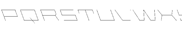 Staten XXXExpandedHairlineReverse Instance Font UPPERCASE