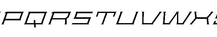 Staten XXXExpandedLightOblique Instance Font UPPERCASE