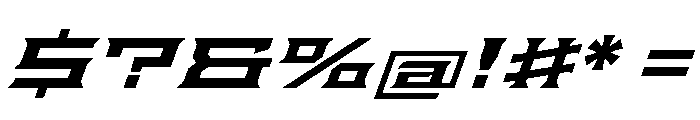 Staten XXXExpandedSemiboldOblique Instance Font OTHER CHARS