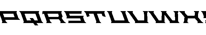 Staten XXXExpandedSemiboldReverse Instance Font UPPERCASE