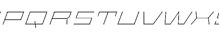 Staten XXXExpandedThinOblique Instance Font UPPERCASE