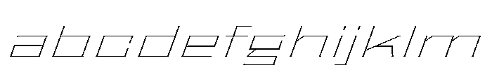 Staten XXXExpandedThinOblique Instance FONT