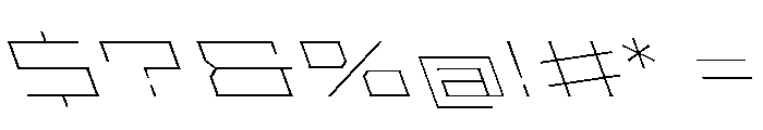 Staten XXXExpandedThinReverse Instance Font OTHER CHARS