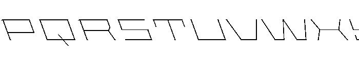 Staten XXXExpandedThinReverse Instance Font UPPERCASE