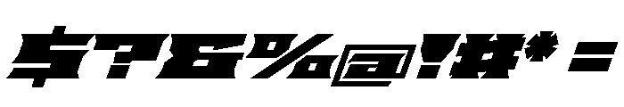 Staten XXXExpandedUltraOblique Instance Font OTHER CHARS