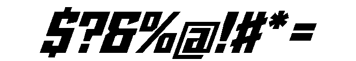 StatenSans BlackOblique Instance Font OTHER CHARS