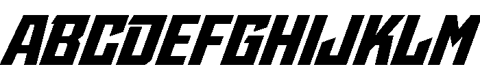 StatenSans BlackOblique Instance Font UPPERCASE