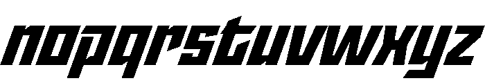 StatenSans BlackOblique Instance Font LOWERCASE
